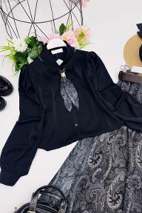 MAYA  FULARLI GÖMLEK ETEK TAKIM