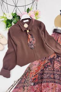MODA FULARLI GÖMLEK ETEK TAKIM