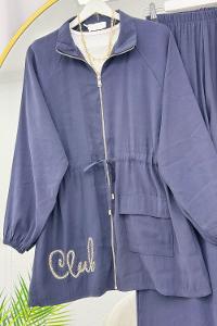 CEKETİ SİMLİ NAKIŞLI TENSEL İKİLİ TAKIM