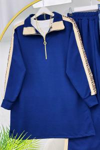 KOLLARI LEOPAR DETAYLI PANTOLON TAKIM