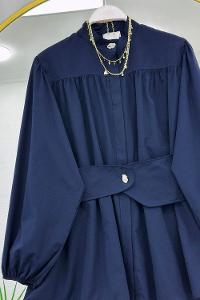 BELİ LASTİK KEMERLİ TUNİK GÖMLEK