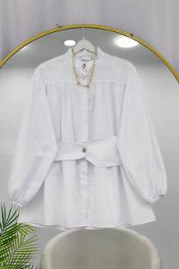 BELİ LASTİK KEMERLİ TUNİK GÖMLEK