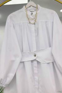 BELİ LASTİK KEMERLİ TUNİK GÖMLEK