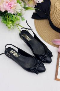 OKÇESİ AÇIK FİYONKLU KADIN BABET AYAKKABI