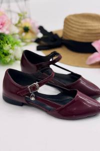 YAN KEMERLİ KADIN BABET AYAKKABI