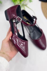 YAN KEMERLİ KADIN BABET AYAKKABI