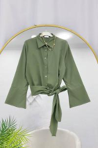 ÖNDEN BAĞLAMALI GÖMLEK