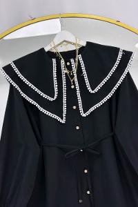 YAKASI ÇİFT KATLI PITPIT FİSTO GÖMLEK