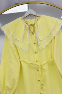 YAKASI ÇİFT KATLI PITPIT FİSTO GÖMLEK