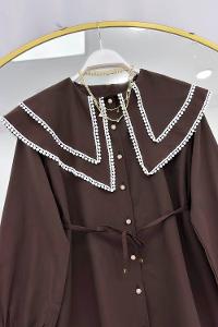 YAKASI ÇİFT KATLI PITPIT FİSTO GÖMLEK