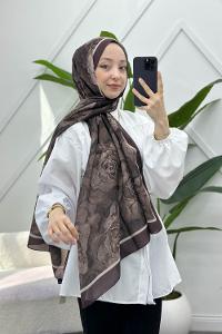 KAHVERENGİ SERİSİ PAMUK ŞAL SERİSİ