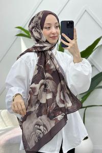 KAHVERENGİ SERİSİ PAMUK ŞAL SERİSİ