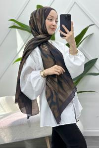 KAHVERENGİ SERİSİ PAMUK ŞAL SERİSİ