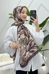 KAHVERENGİ SERİSİ PAMUK ŞAL SERİSİ