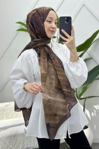 KAHVERENGİ SERİSİ PAMUK ŞAL SERİSİ