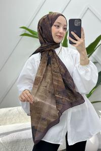 KAHVERENGİ SERİSİ PAMUK ŞAL SERİSİ