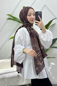 KAHVERENGİ SERİSİ PAMUK ŞAL SERİSİ