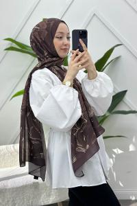 KAHVERENGİ SERİSİ PAMUK ŞAL SERİSİ