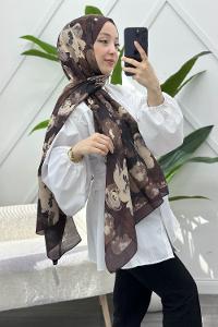 KAHVERENGİ SERİSİ PAMUK ŞAL SERİSİ