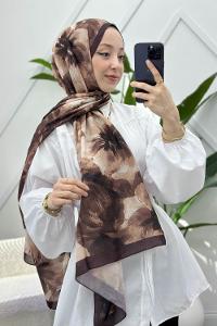 KAHVERENGİ SERİSİ PAMUK ŞAL SERİSİ