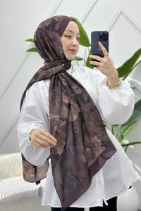 KAHVERENGİ SERİSİ PAMUK ŞAL SERİSİ