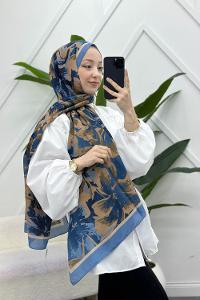 KARANFİL DESEN PAMUK ŞAL