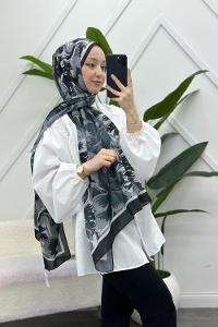 KARANFİL DESEN PAMUK ŞAL