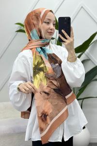 MANOLYA DESENLİ PAMUK ŞAL SERİSİ