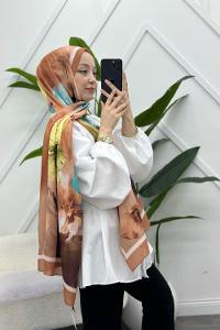 MANOLYA DESENLİ PAMUK ŞAL SERİSİ