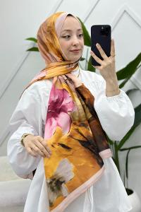 MANOLYA DESENLİ PAMUK ŞAL SERİSİ