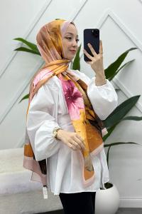 MANOLYA DESENLİ PAMUK ŞAL SERİSİ