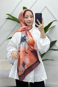 MANOLYA DESENLİ PAMUK ŞAL SERİSİ