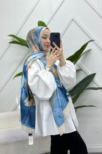 MANOLYA DESENLİ PAMUK ŞAL SERİSİ