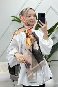 MANOLYA DESENLİ PAMUK ŞAL SERİSİ