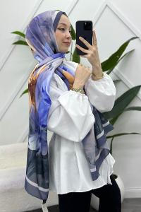 MANOLYA DESENLİ PAMUK ŞAL SERİSİ