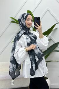 ZAMBAK ÇİÇEKLİ PAMUK ŞAL SERİSİ