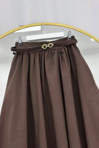 KEMERLİ BELİ LASTİKLİ ETEK