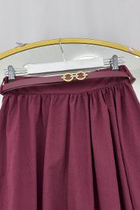 KEMERLİ BELİ LASTİKLİ ETEK