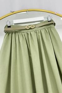 KEMERLİ BELİ LASTİKLİ ETEK