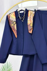 OMUZU FULAR DETAYLI ETEKLİ TAKIM