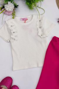 TAŞLI İSPANYOL PAÇA KIZ ÇOCUK TAKIM