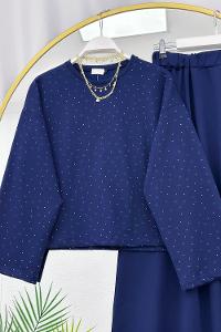 IŞILTILI PENYE ETEKLİ KADIN TAKIM