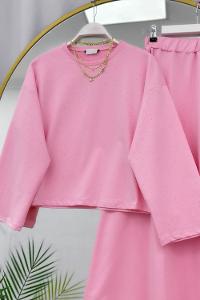 IŞILTILI PENYE ETEKLİ KADIN TAKIM