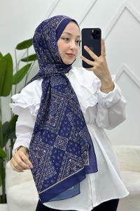 SOFT PAMUK ETNİK DESEN ŞAL