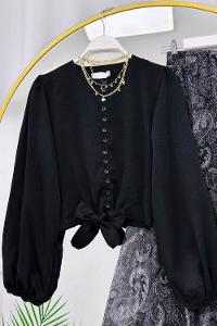 SIRA DÜĞMELİ GÖMLEK ETEKLİ TAKIM