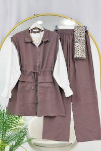 CEP KAPAKLI PANTOLON TENSEL TAKIM