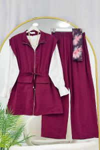 CEP KAPAKLI PANTOLON TENSEL TAKIM