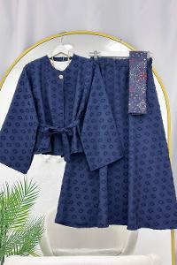 TEK DÜĞMELİ SATEN ETEKLİ TAKIM