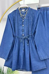 PENS DETAYLI KADIN KOT TAKIM