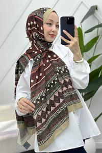 GEOMETRİK DESENLİ ŞAL